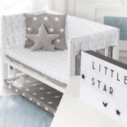 Roba Culla Little Stars 3 In 1, Bianco -Bambino Forniture Negozio roba culla little stars 3 in 1 bianco a303907 4