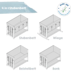Roba Culla "Magia Stellare" 4 In 1 Nature -Bambino Forniture Negozio roba culla magia stellare 4 in 1 nature a303892 2