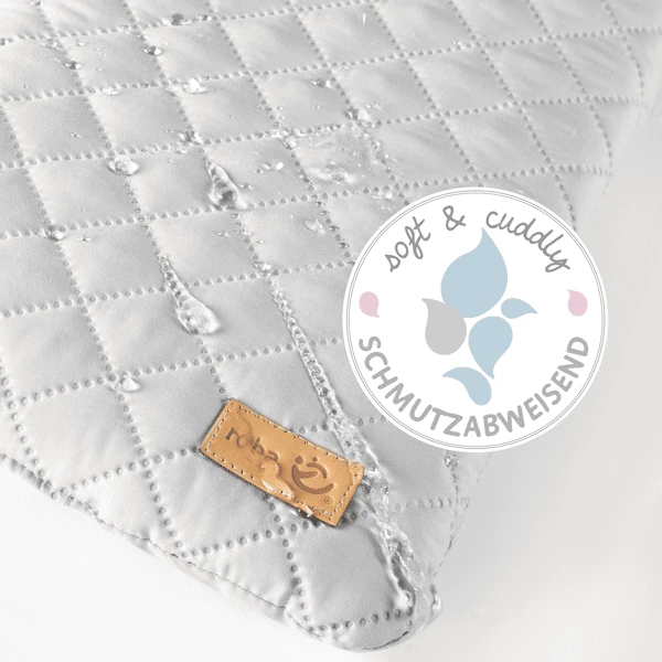 Roba Fasciatoio Bianco Incl. Materassino Fasciatoio Style Grigio 4 Roba Fasciatoio Bianco Incl. Materassino Fasciatoio Style Grigio - immagine 4