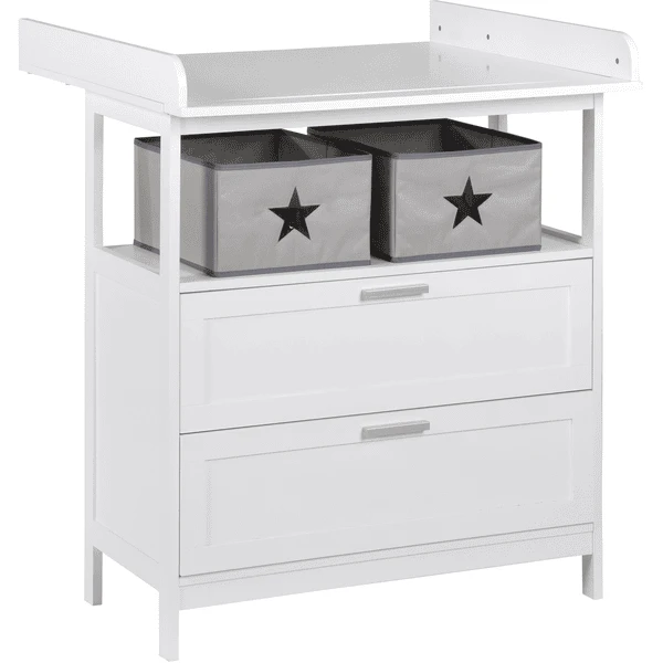 Roba Fasciatoio Hamburg 2 Cassetti Bianco 1 Roba Fasciatoio Hamburg 2 Cassetti Bianco