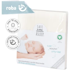 Roba Lenzuolo In Jersey Safe Asleep® Canadian White 40x90 Cm/ 45x90 Cm -Bambino Forniture Negozio roba lenzuolo in jersey safe asleep canadian white 40x90 cm 45x90 cm a290617 4