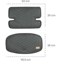 Roba Riduttore Di Seduta 2 Pezzi Sit Up Luxe Graphite Trapuntato 9 Roba Riduttore Di Seduta 2 Pezzi Sit Up Luxe Graphite Trapuntato -Bambino Forniture Negozio roba riduttore di seduta 2 pezzi sit up luxe graphite trapuntato a411695 4