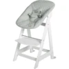 Roba Seggiolone Evolutivo 2 In 1 Born Up Bianco, Incl. Sdraietta Style Frosty Green