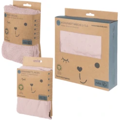 Roba Set Regalo BIO Jersey Sleeping Small Lil Planet Rosa