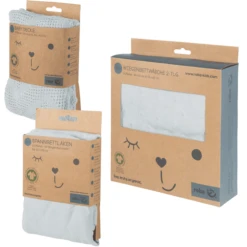 Roba Set Regalo BIO Jersey Sleeping Small Lil Planet Turchese