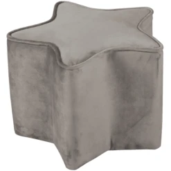 Roba Sgabello A Forma Di Stella, Grigio