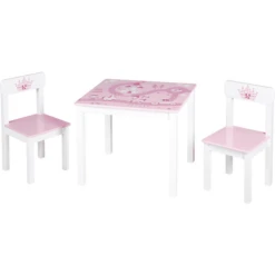 Roba Tavolino E Sedioline, Corona Rosa -Bambino Forniture Negozio roba tavolino e sedioline corona rosa a246160 3