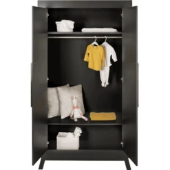 Bambino Forniture Negozio -Bambino Forniture Negozio schardt armadio miami black 2 porte a293273 1