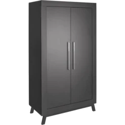 Bambino Forniture Negozio 27 Schardt Armadio Miami Black 2 Porte