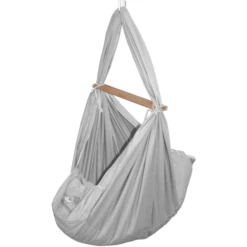 SCHMUSEWOLKE Amaca Bio Con Materasso In Lana Di Pecora, Grigio