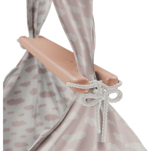 SCHMUSEWOLKE Amaca Per Bambini Clouds OldRose Con Morsetto Per Porta Beige 5 SCHMUSEWOLKE Amaca Per Bambini Clouds OldRose Con Morsetto Per Porta Beige - immagine 5