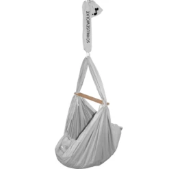 SCHMUSEWOLKE Amaca Per Neonati Bio, Grigio Con Telaio Tipi Bianco 8 SCHMUSEWOLKE Amaca Per Neonati Bio, Grigio Con Telaio Tipi Bianco -Bambino Forniture Negozio schmusewolke amaca per neonati bio grigio con telaio tipi bianco a394076 3
