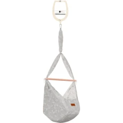 SCHMUSEWOLKE Amaca Per Neonati Dreamcatcher WarmGrey Con Morsetto Per Porta Beige