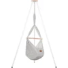 SCHMUSEWOLKE Amaca Per Neonati Dreamcatcher WarmGrey Con Telaio Tipi Bianco