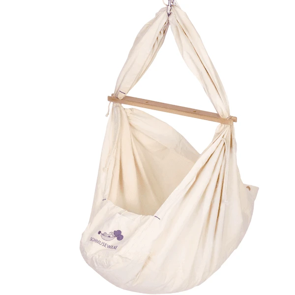 SCHMUSEWOLKE Baby Feather Cradle Organico Con Materasso In Fibra Sintetica Beige 1 SCHMUSEWOLKE Baby Feather Cradle Organico Con Materasso In Fibra Sintetica Beige