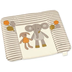 Sterntaler Materassino Per Fasciatoio Eddy + Happy Stampato, Ecru 85 X 72 Cm