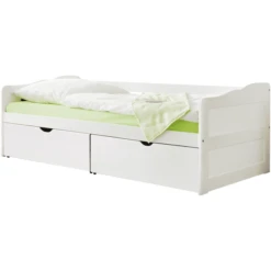 TiCAA Divano Letto Melanie Con Cassetto 90 X 200 Cm, Pino Bianco 9 TiCAA Divano Letto Melanie Con Cassetto 90 X 200 Cm, Pino Bianco -Bambino Forniture Negozio ticaa divano letto melanie con cassetto 90 x 200 cm pino bianco a327446 4