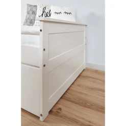 TiCAA Divano Letto Theodor 90 X 200 Cm Bianco Pino Con 2 Cassetti Aden -Bambino Forniture Negozio ticaa divano letto theodor 90 x 200 cm bianco pino con 2 cassetti aden a303182 3