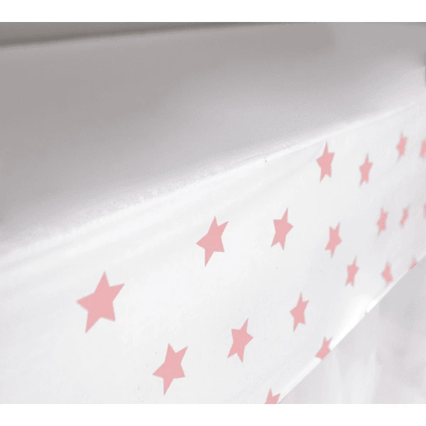 TICAA Letto A Baldacchino Stelle Bianco/rosa Var. 1 Con Letto Estraibile 3 TICAA Letto A Baldacchino Stelle Bianco/rosa Var. 1 Con Letto Estraibile - immagine 3