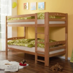 TICAA Letto A Castello LUPO R Faggio Naturale