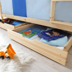 TICAA Set Cassetti Per Letto A Castello Naturale