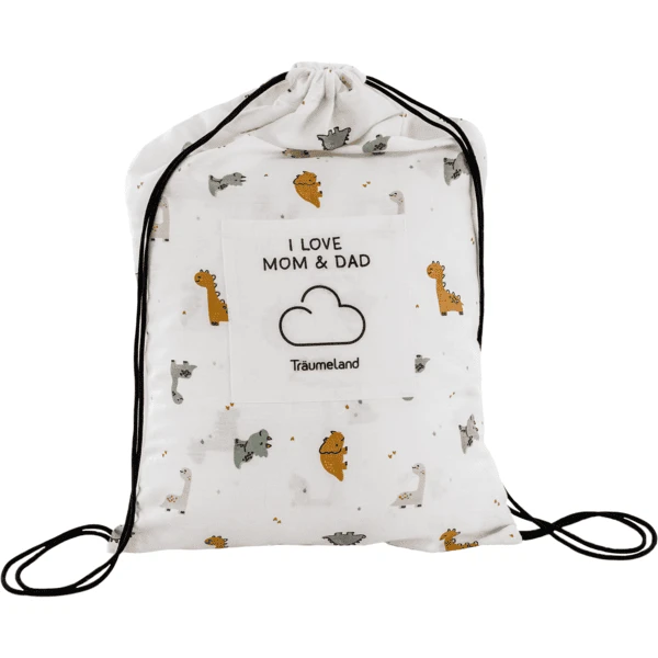 Träumeland Biancheria Da Letto Dinolino 80 X 80 Cm 3 Träumeland Biancheria Da Letto Dinolino 80 X 80 Cm - immagine 3