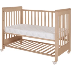 Treppy® Lettino Co-sleeping Dreamy Plus 2 Legno Naturale 60 X 120 Cm