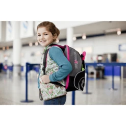 Trunki Zaino Seggiolino BoostApak, Nero/fucsia -Bambino Forniture Negozio trunki zaino seggiolino boostapak nero fucsia a270091 2