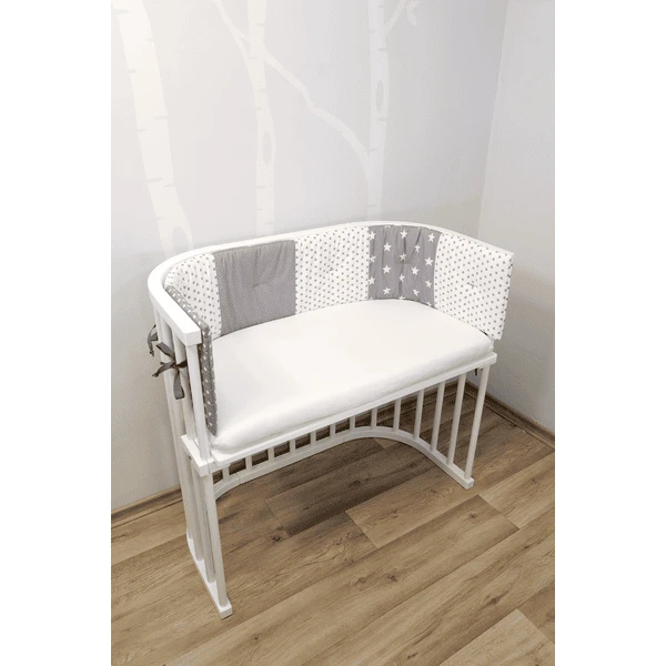 ULLENBOOM ®nest Per Letti Laterali Semicircolari Stelle Grigie 145 X 24 Cm 2 ULLENBOOM ®nest Per Letti Laterali Semicircolari Stelle Grigie 145 X 24 Cm - immagine 2