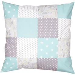 Ullenboom Patchwork Federa 80 X 80 Cm Safari Menta Piperita -Bambino Forniture Negozio ullenboom patchwork federa 80 x 80 cm safari menta piperita a300814 4
