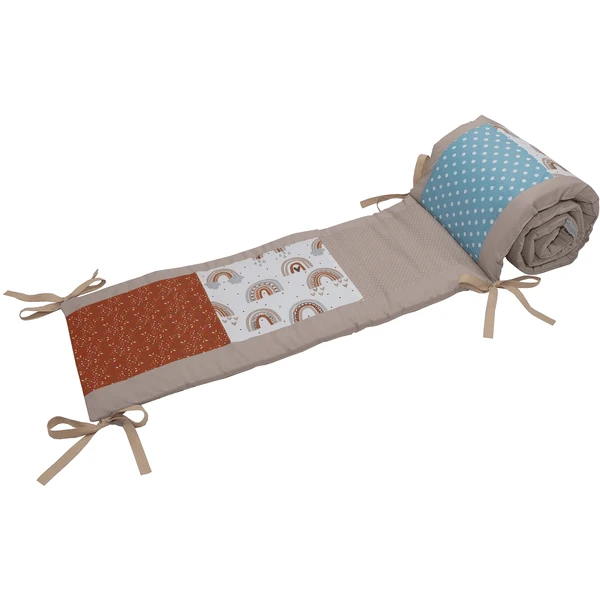 Ullenboom Patchwork -Nido Per Culla 140x70 Cm Arcobaleno (420 Cm Tutto Intorno) 1 Ullenboom Patchwork -Nido Per Culla 140x70 Cm Arcobaleno (420 Cm Tutto Intorno)